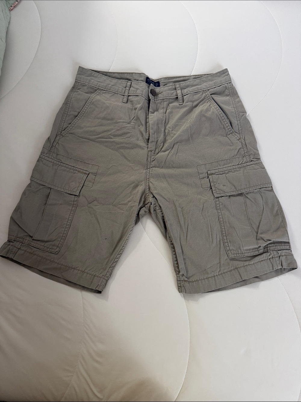 Signature by Levi Strauss Men's Cargo Shorts in Light Gray